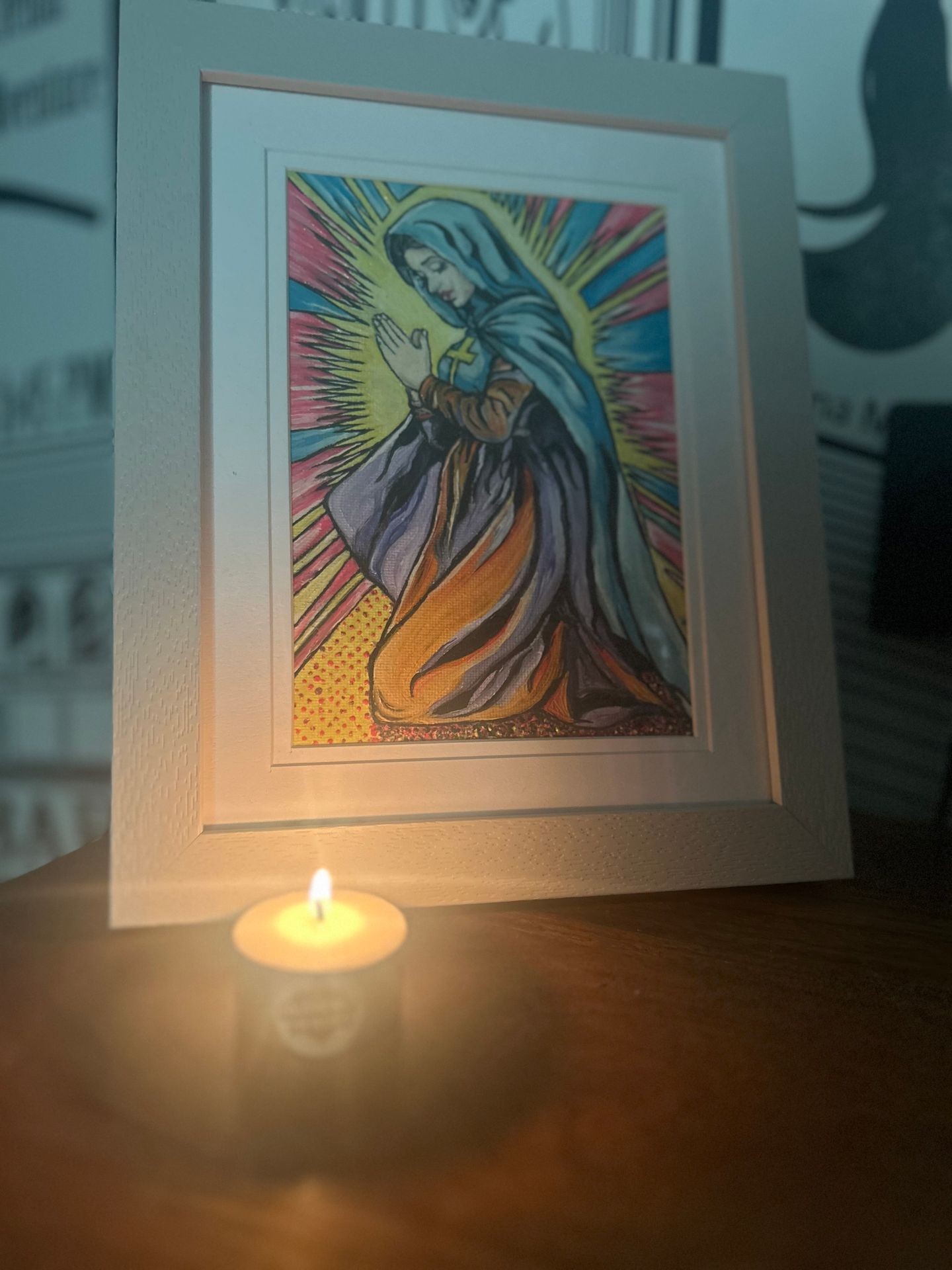 Mary, Mother of God- Pink Scale 